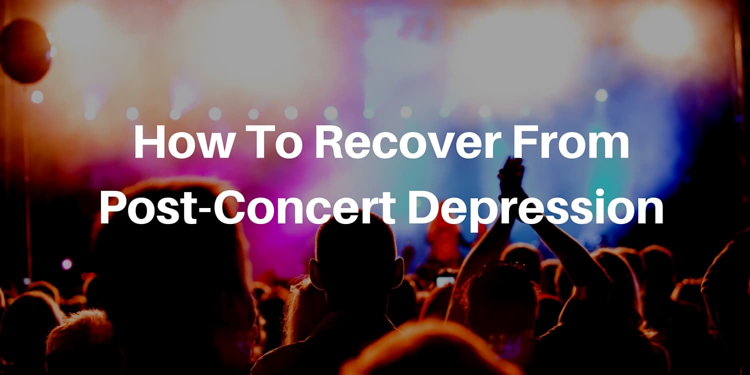 Guys, post concert depression is real. You know the feeling. You’ve spent all the time looking forward to the show. You waited in line. You talked to fans. Then you cram into a tiny venue and rock out with like-minded people. Then as soon as the band leaves the stage you are left with this sadness.